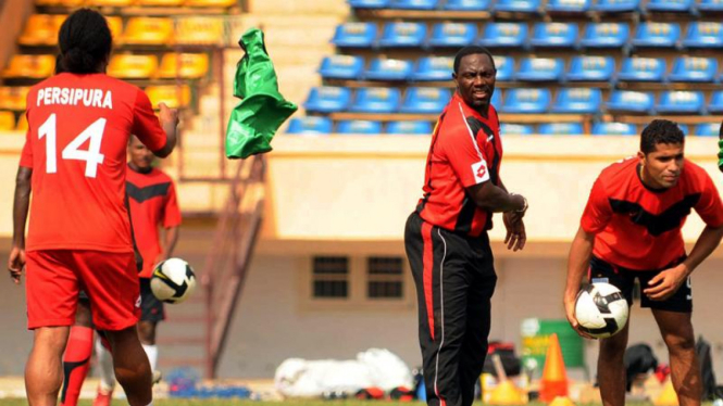 Latihan Persipura : Jacksen Ferreira Tiago