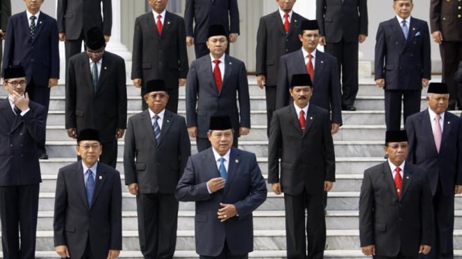 Pelantikan Menteri : Kabinet Indonesia Bersatu II