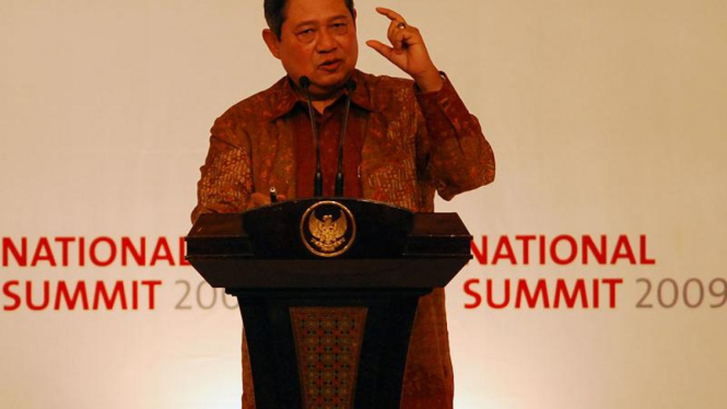 National Summit : Presiden Susilo Bambang Yudhoyono