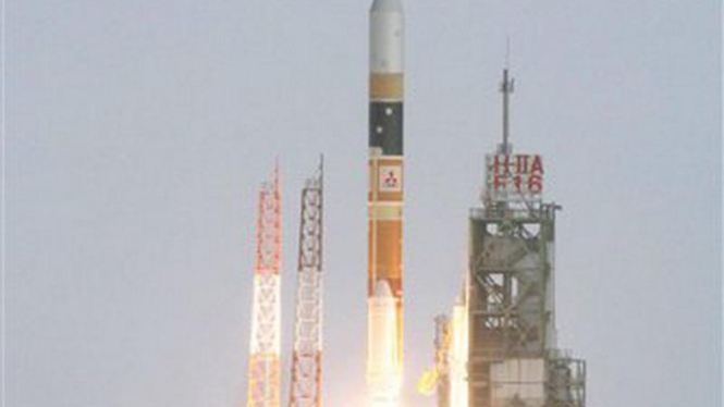 Roket H-2A pembawa satelit mata-mata meluncur dari Tanegashima, Jepang
