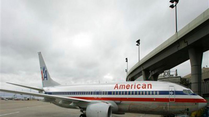 Pesawat Boeing 737-800 milik maskapai American Airlines