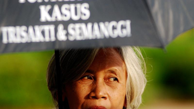 Sorot 20 tahun Reformasi - Sumarsih, ibu dari mahasiswa Universitas Atma Jaya Bernardus Realino Norma Wirawan