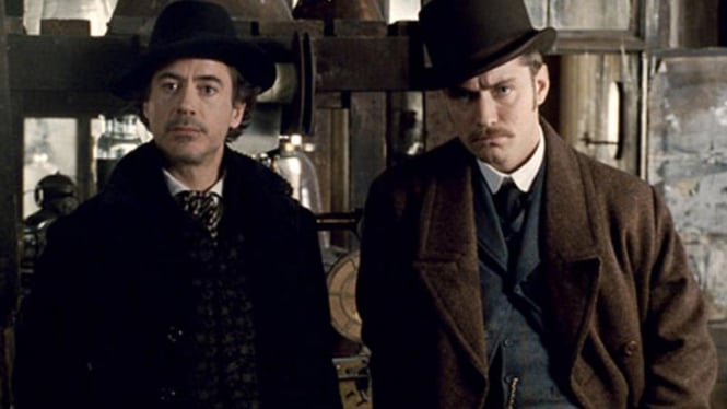 Salah satu adegan dalam film 'Sherlock Holmes'