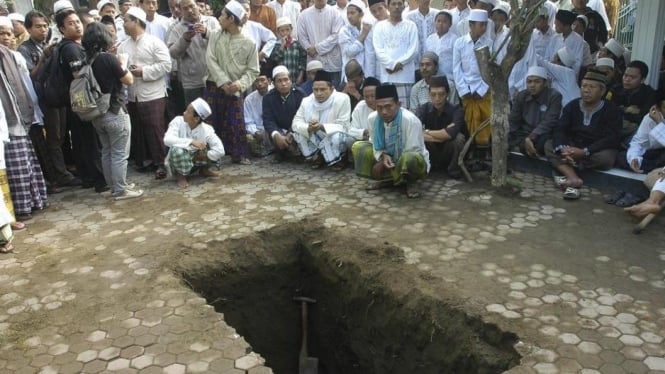 Liang lahat makam Abdurrahman Wahid (Gus Dur) di Jombang, Jawa Timur