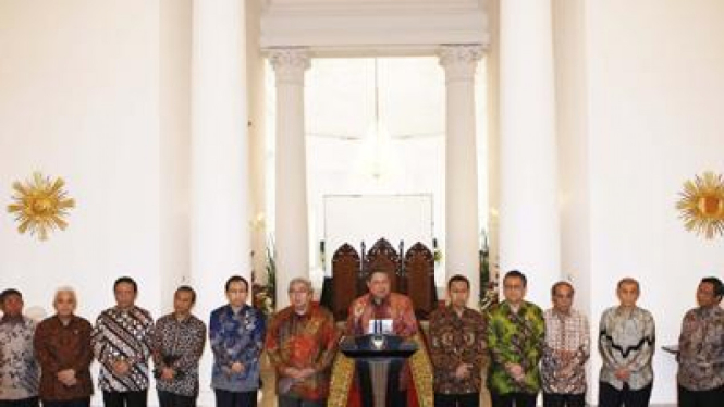 SBY dan pimpinan lembaga negara di Istana Bogor