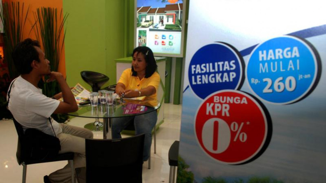 Suasana di suatu Pameran Properti di Jakarta beberapa waktu lalu. 