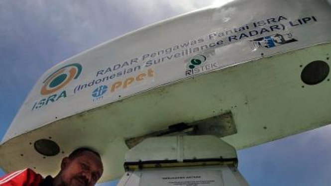 Radar pengawas pantai pertama Indonesia buatan LIPI