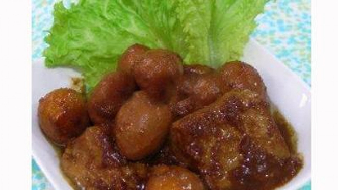 Semur Tahu Telur Puyuh