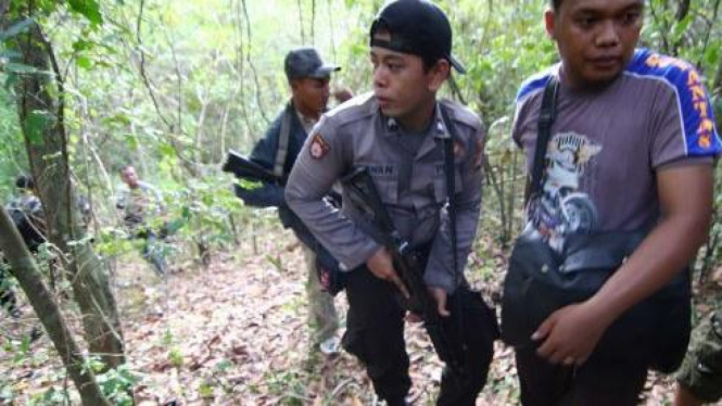 Polisi sisir hutan di Palu mencari terduga tindak terorisme