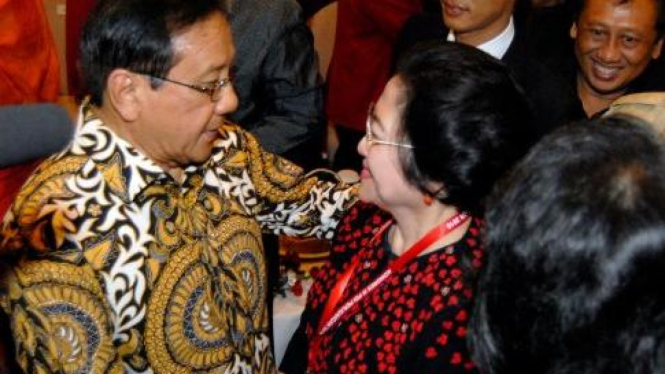 Megawati Soekarnoputri dan Akbar Tandjung