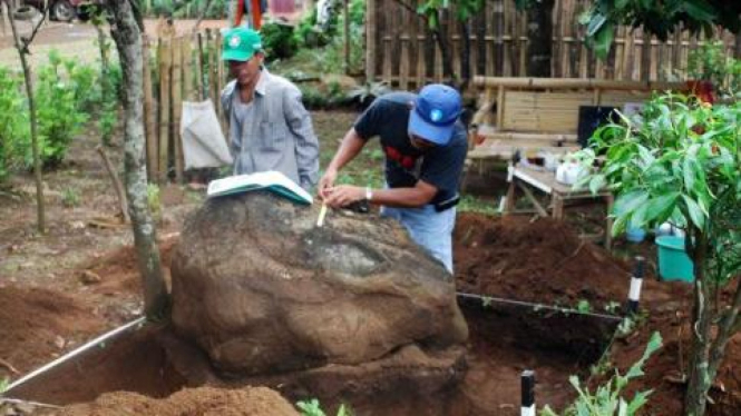 Penemuan batu megalit dan situs purbakala di Lahat, Sumatera Selatan