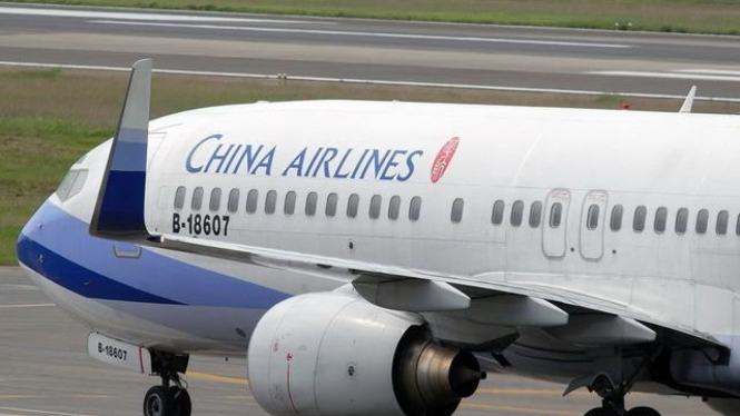Pesawat milik maskapai China Airlines