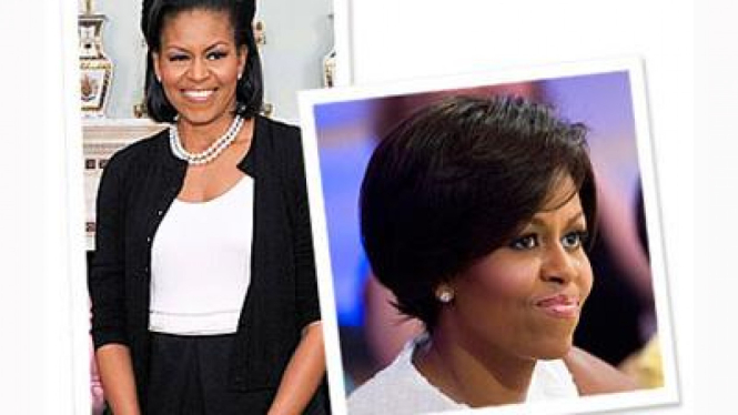 Gaya Rambut Michelle Obama