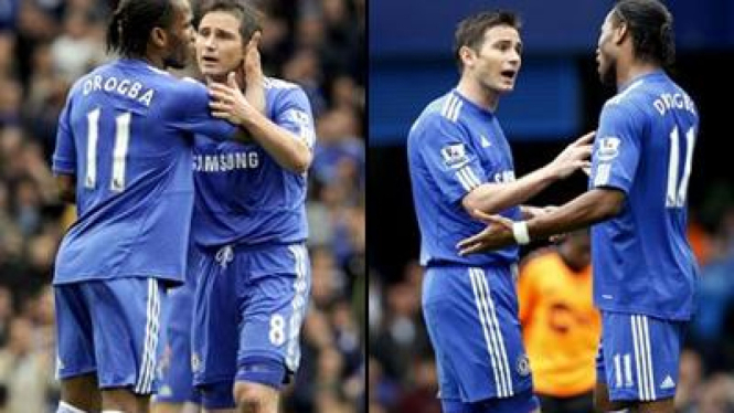Pertengkaran Lampard dan Drogba