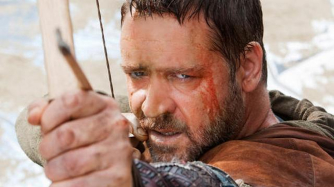 Aksi Russell Crowe dalam Film Robin Hood