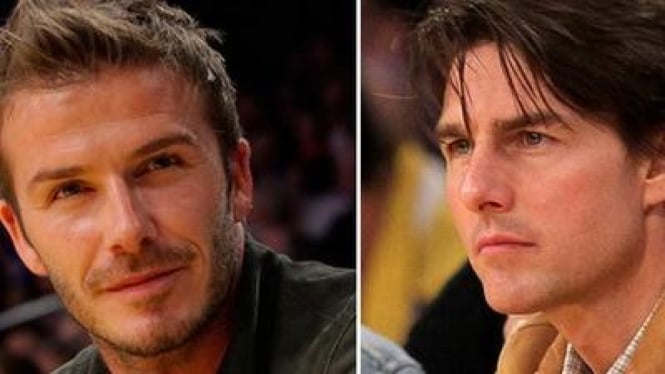 David Beckham & Tom Cruise