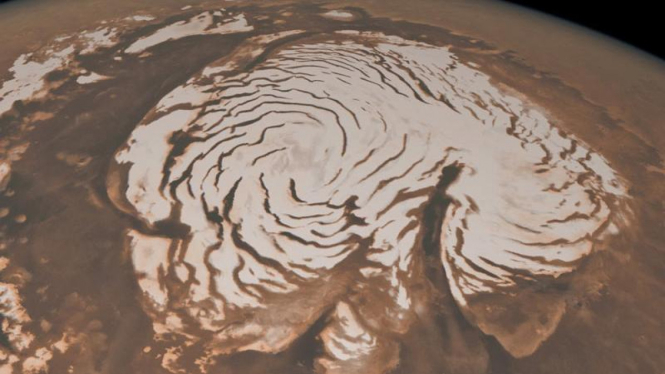 Kutub Utara Planet Mars