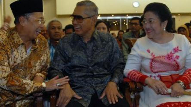 Bekas Presiden Megawati & dua bekas Wakil Presiden Try Sutrisno dan Hamzah Haz