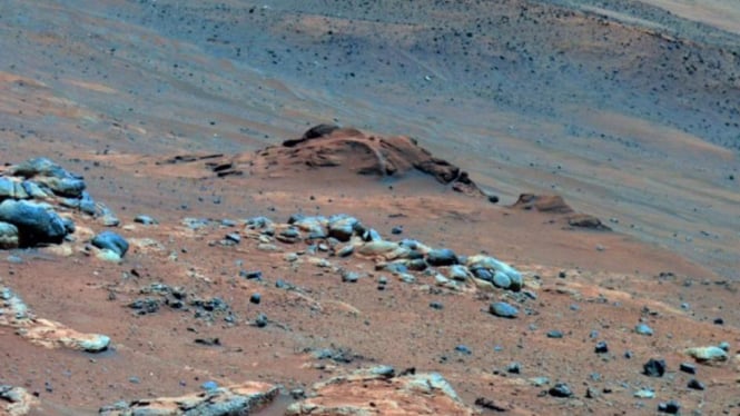 Bebatuan Mars yang menguak keberadaan air purba.