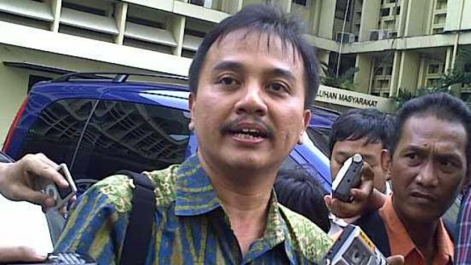 Roy Suryo di Mabes Polri