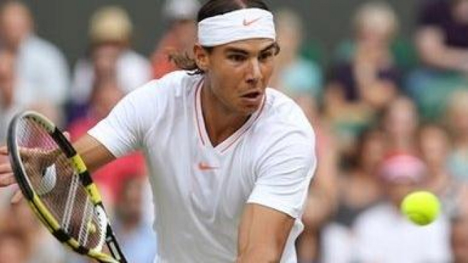 Rafael Nadal di ajang Wimbledon