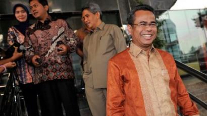 Politisi PAN (dari kanan) Achmad Rubaie, Bakri, Viva Yoga & Dewi Coryati 