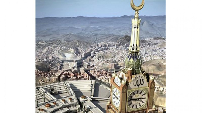 Jam Gadang baru di Kota Suci Mekah, Arab Saudi