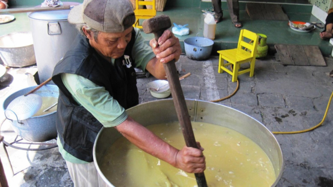 proses pembuatan bubur samin 