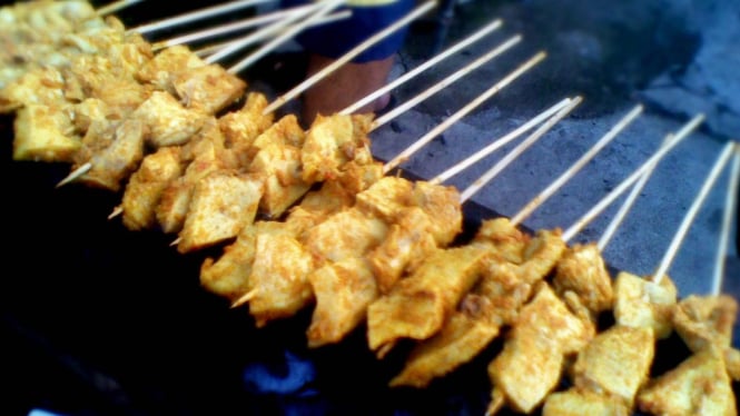 Sate susu menu khas berbuka di Bali