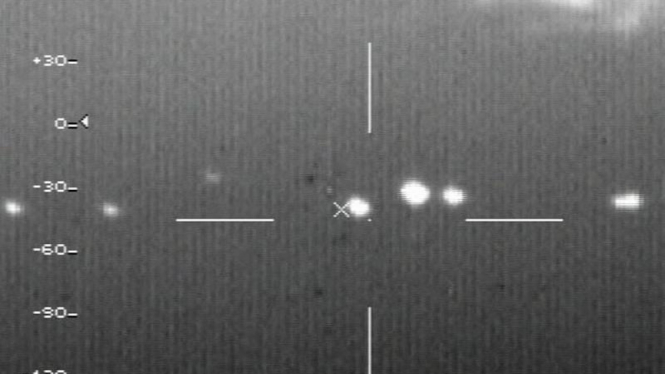 Penampakan UFO yang berhasil diabadikan.