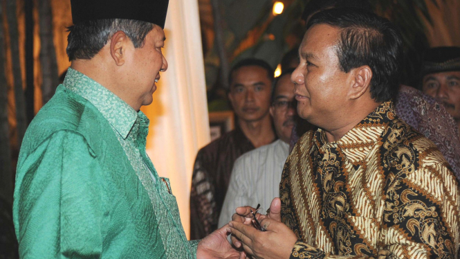 Susilo Bambang Yudhoyono (SBY) dan Prabowo Subianto.