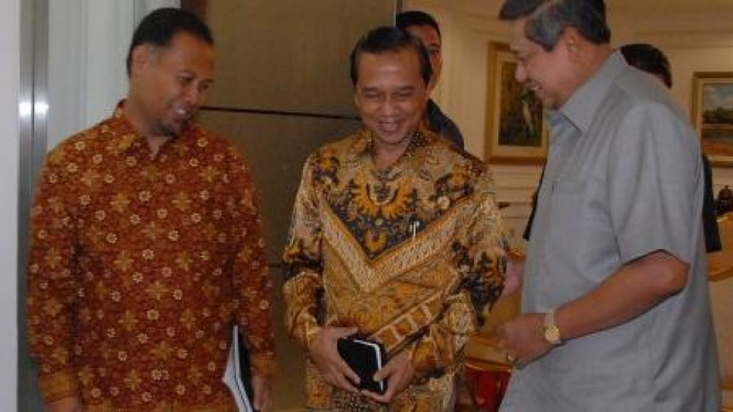 Bambang Widjojanto dan Busyro Muqoddas bertemu Presiden SBY