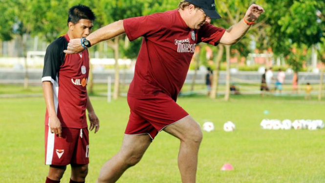 Pelatih PSM Makassar, Robert Rene Alberts.