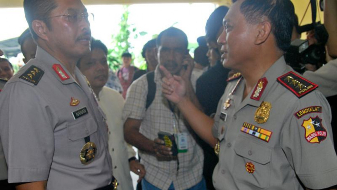 Dua Calon Kapolri Hadiri Perayaan HUT Polwan