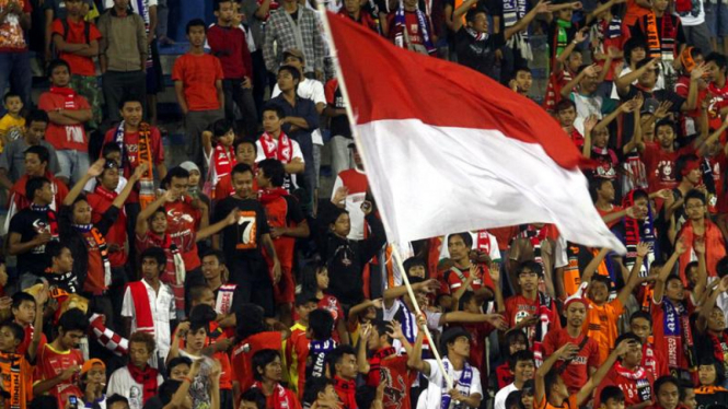 Suporter sepakbola Indonesia