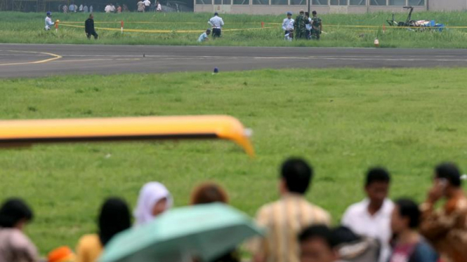 Pesawat jatuh di Bandung Air Show