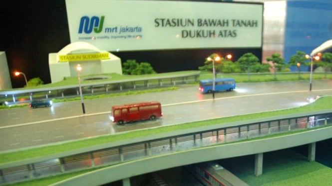 Maket MRT Jakarta