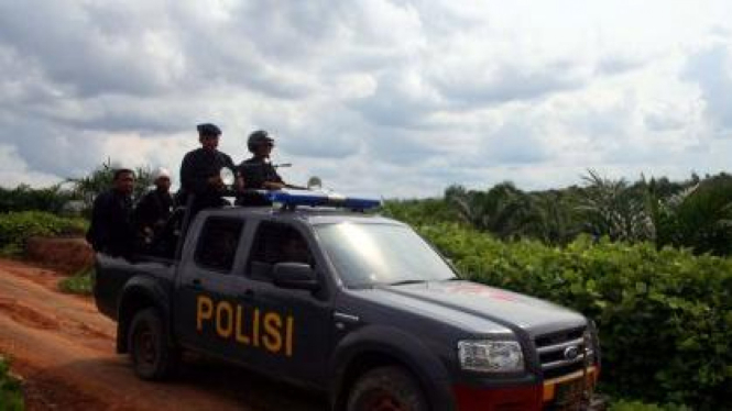 Polisi menyisir perkebunan di Serdang Bedagai, cari tersangka teroris