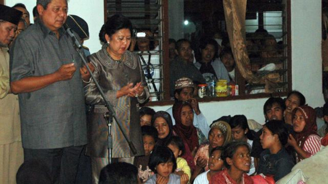 Presiden Kunjungi Pengungsi Merapi