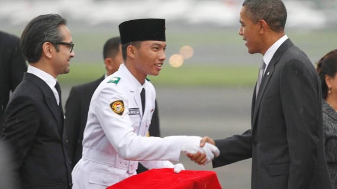 Obama Tiba di Jakarta