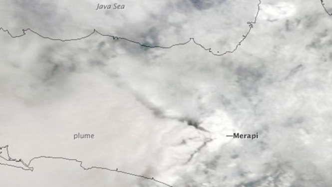 Foto Merapi NASA