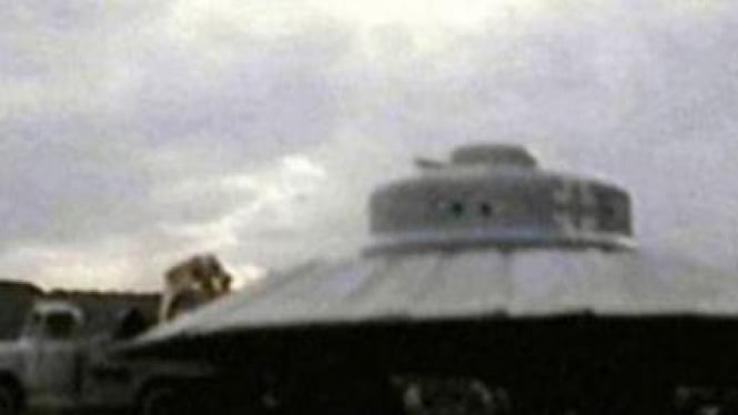 Foto protitipe piring terbang rahasia UFO
