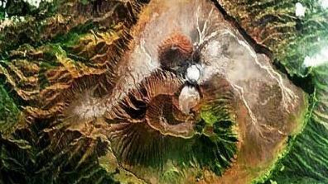 Penampilan cantik Bromo diambil dari satelit ESA Earth Observation
