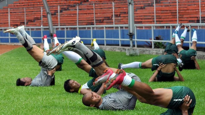 Latihan Timnas Indonesia