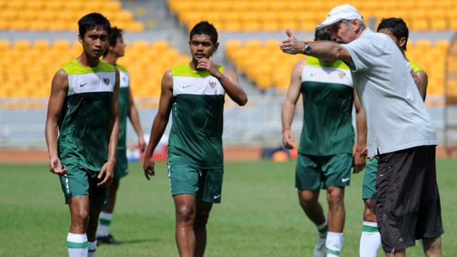 Latihan Timnas Indonesia