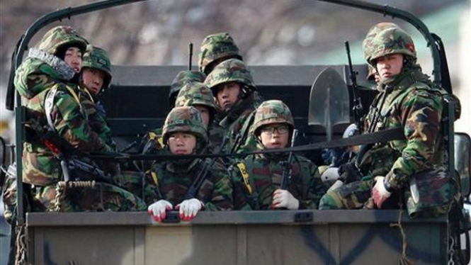 Pasukan Korea Selatan bersiaga di Pulau Yeonpyeong