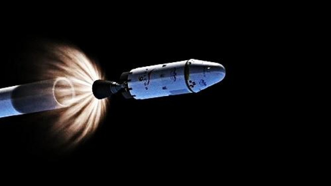 Ilustrasi pesawat luar angkasa SpaceX