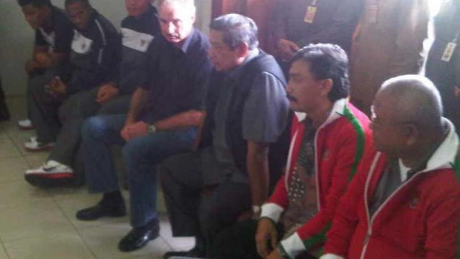 Presiden SBY, Alfred Riedl, Andi Mallarangeng, Andi Darussalam