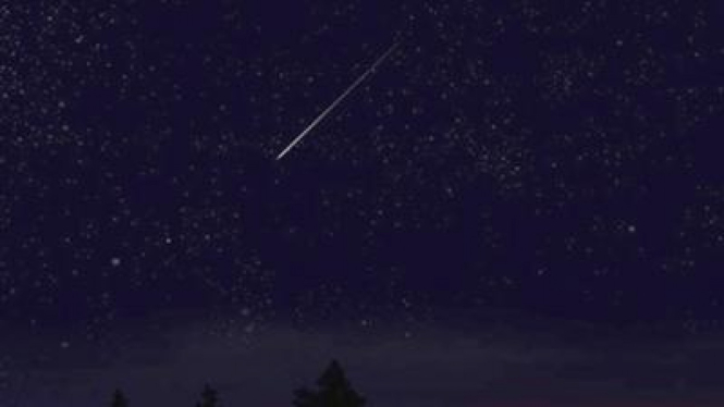 Hujan meteor diperkirakan akan mencapai puncaknya malam ini