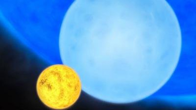 Matahari, Matahari saat mulai kehabisan oksigen, dan bintang R136a1